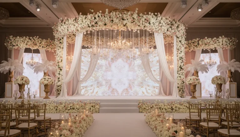 Best Luxury Wedding Planner in Dubai, Luxury event planning services for unforgettable celebrations in Dubai & UAE. | Luxury wedding arch decoration in dubai uae by tsameem events