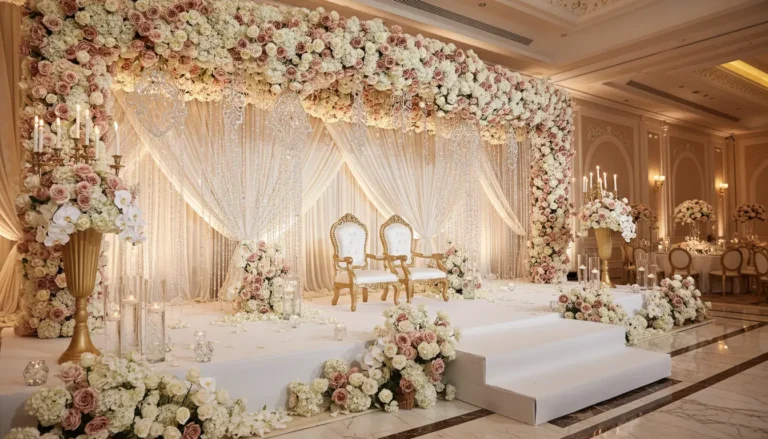 Best Luxury Wedding Planner in Dubai, Luxury event planning services for unforgettable celebrations in Dubai & UAE. | Luxury wedding stage decoration is ready in dubai