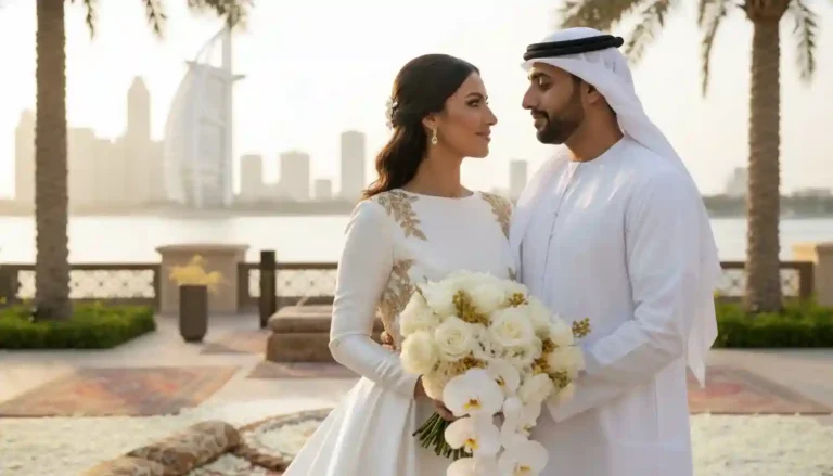 Best Luxury Wedding Planner in Dubai, Luxury event planning services for unforgettable celebrations in Dubai & UAE. | dubai wedding couple portrait