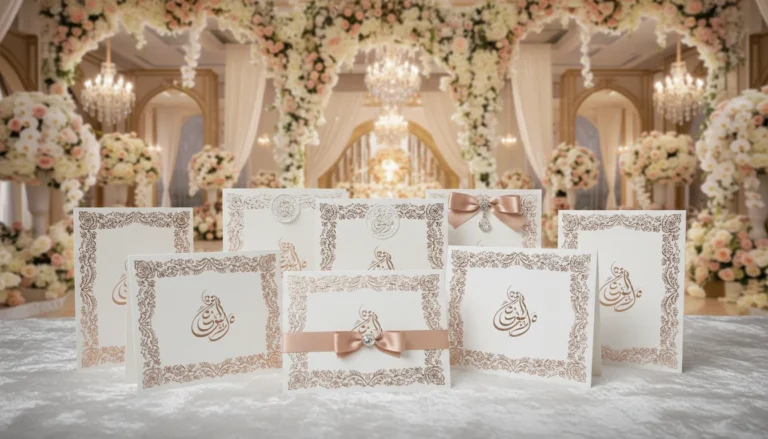 Best Luxury Wedding Planner in Dubai, Luxury event planning services for unforgettable celebrations in Dubai & UAE. | luxury arabic wedding invitation cards elegant gold foil