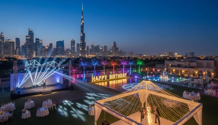 Best Luxury Wedding Planner in Dubai, Luxury event planning services for unforgettable celebrations in Dubai & UAE. | luxury birthday party dubai skyline burj khalifa