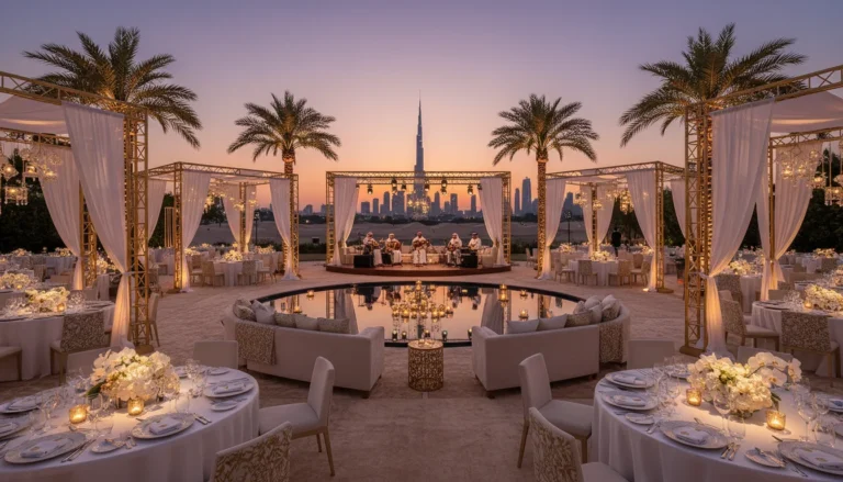 Checkout the best wedding decoration gallery in dubai, Luxury wedding planning, services for your events in Dubai & UAE. Tsameem Events