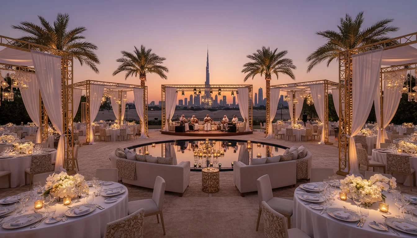 Checkout the best wedding decoration gallery in dubai, Luxury wedding planning, services for your events in Dubai & UAE. Tsameem Events