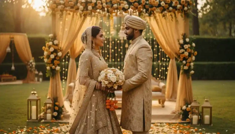 Best Luxury Wedding Planner in Dubai, Luxury event planning services for unforgettable celebrations in Dubai & UAE. | south indian wedding couple in dubai